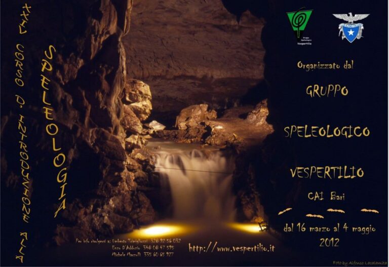 XXIV Corso di Introduzione alla Speleologia 2012