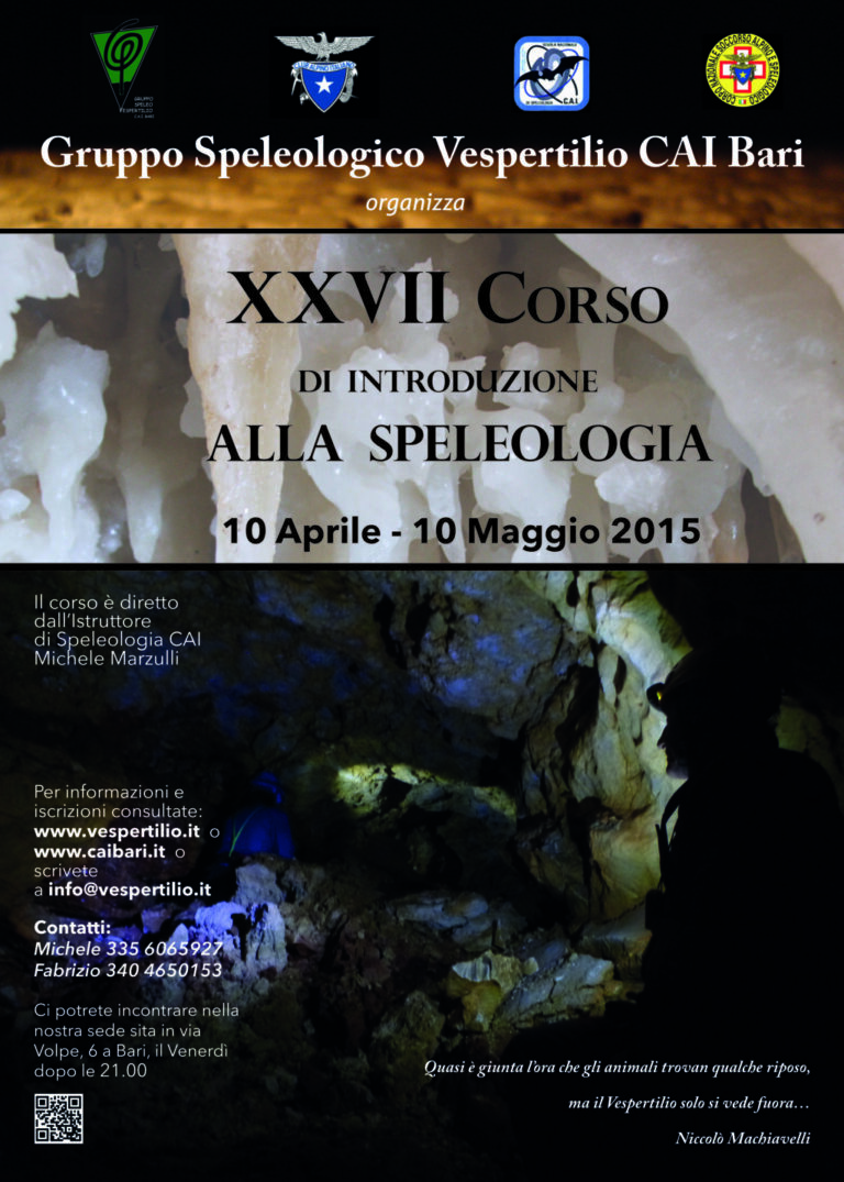XXVII Corso di Introduzione alla Speleologia