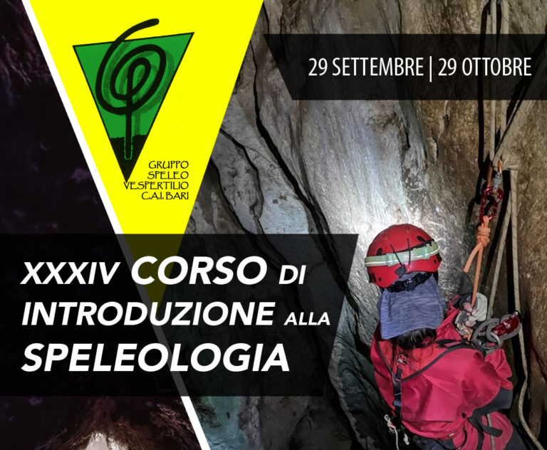 XXXIV Corso di Introduzione alla Speleologia 2023
