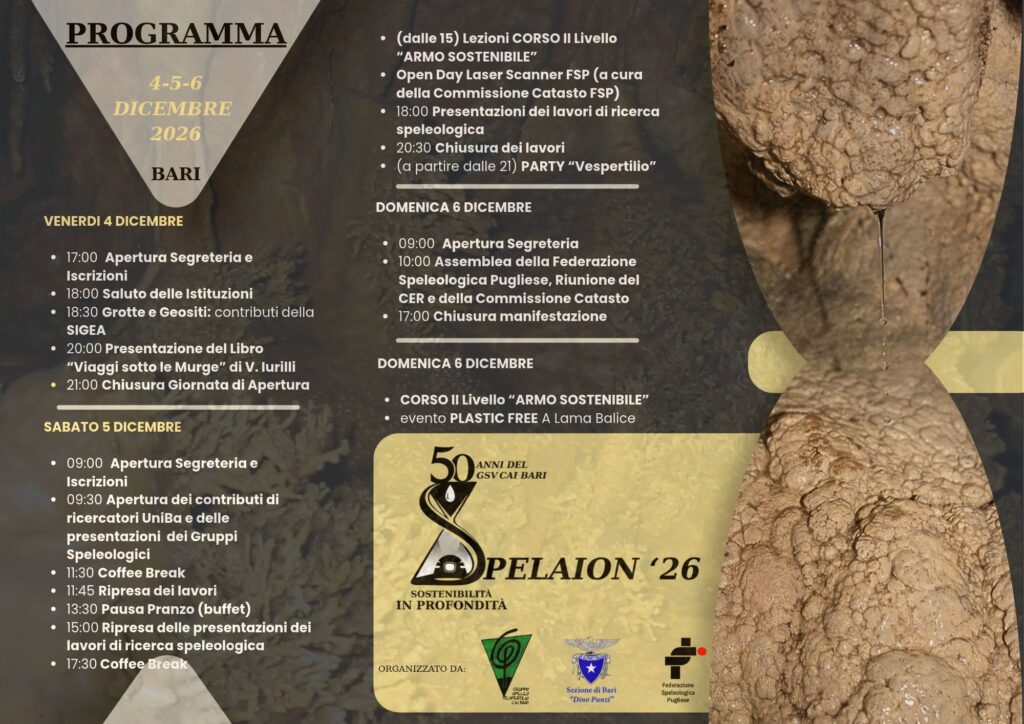 Programma Spelaion 2026